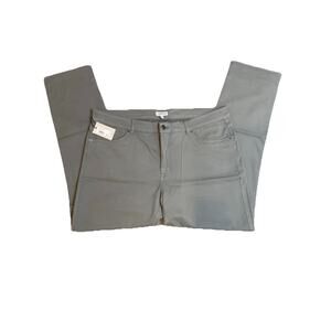 nwt peter millar mens color gale golf pants 40/32 5 pocket gray